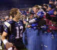 After the last regular season game at Foxboro against the Miami Dolphins