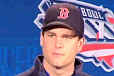 Tom Brady, Drew Bledsoe and Bill Belichick address the media on Wednesday. (SuperBowl.com)